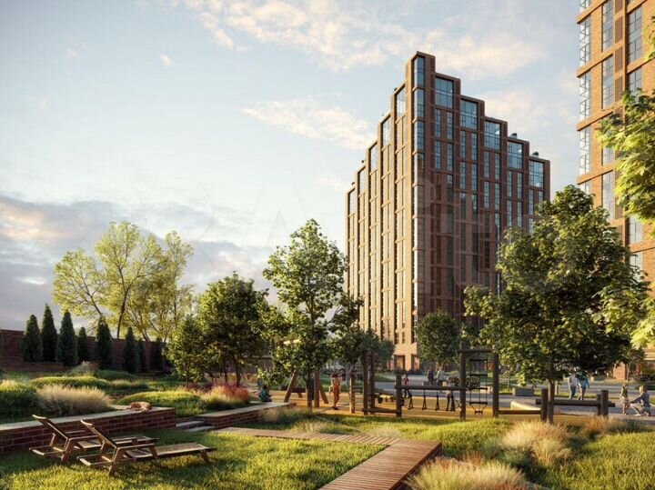 1-к. апартаменты, 46,7 м², 4/19 эт.