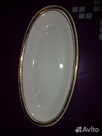 Фарфоровая селедочница зик СССР