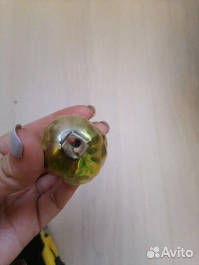 Советская ёлочная игрушка Клубника