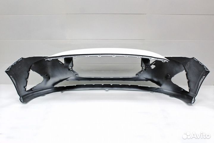 Бампер передний Hyundai Solaris 2020- Crystal White PGU (белый)