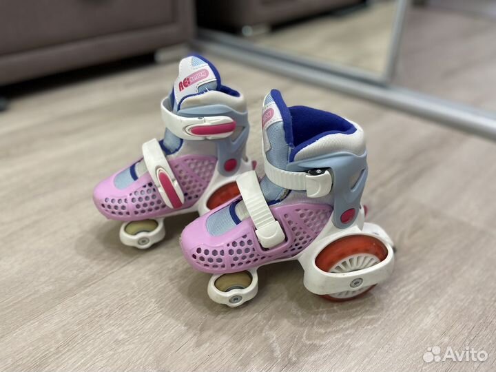 Роликовые коньки детские раздвижные