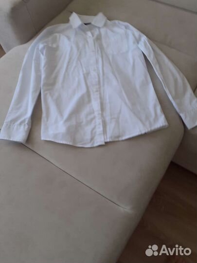 Рубашка белая школьная