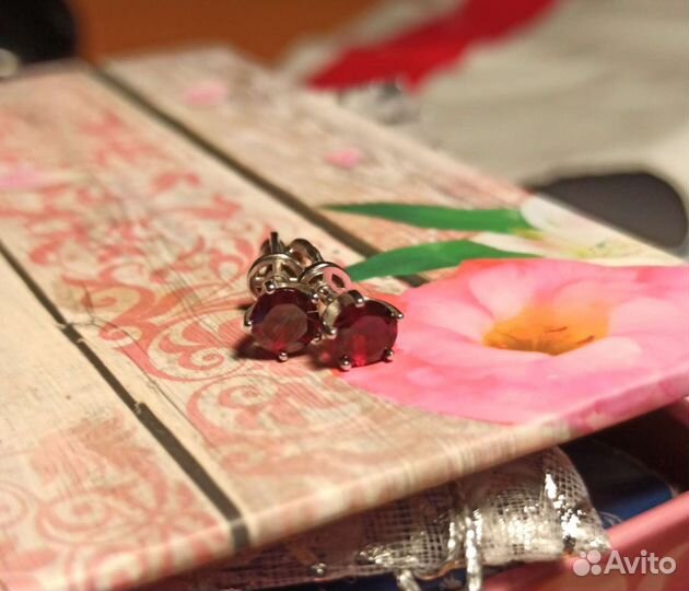 Серьги серебро