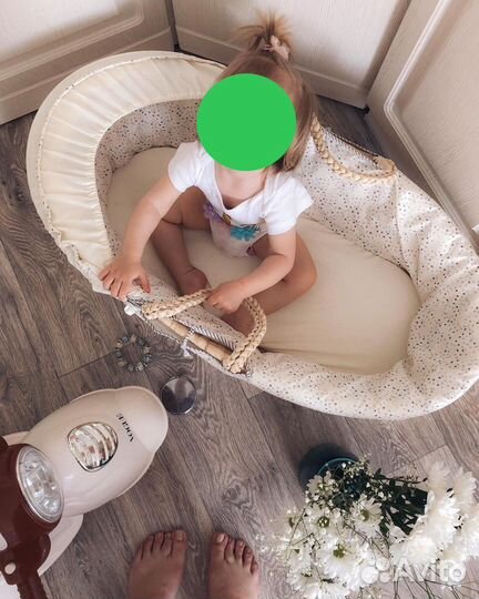 Колыбель-корзина плетеная Mothercare