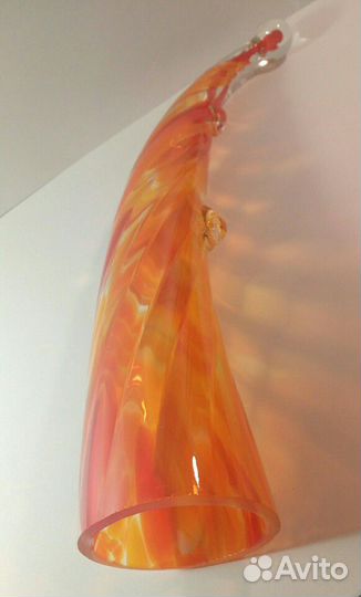 Рог фужер СССР рог изобилия цветное художественное