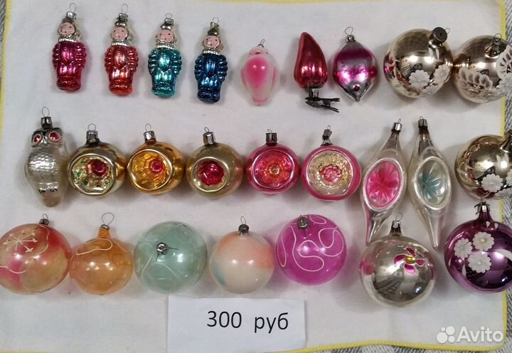Ёлочные игрушки советские