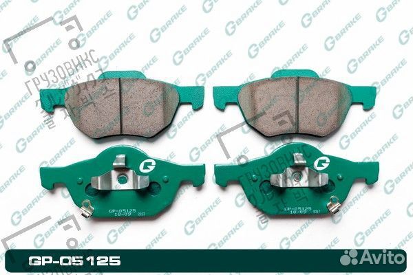 Тормозные колодки, gbrake (Япония) GP-05125