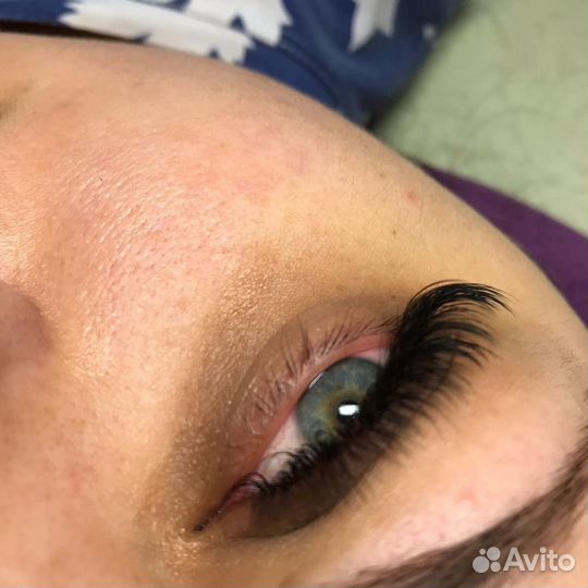 Наращивание ресниц на дому