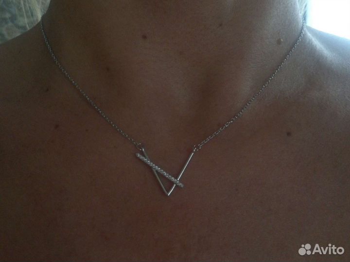 Колье цепь серебро 925