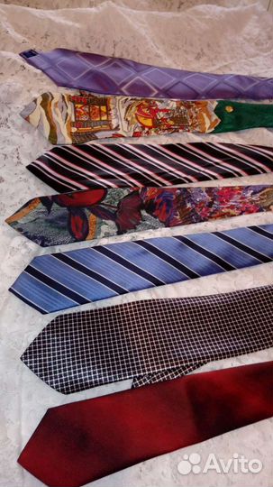 Галстуки фирменные 8 штук. Цена за единицу