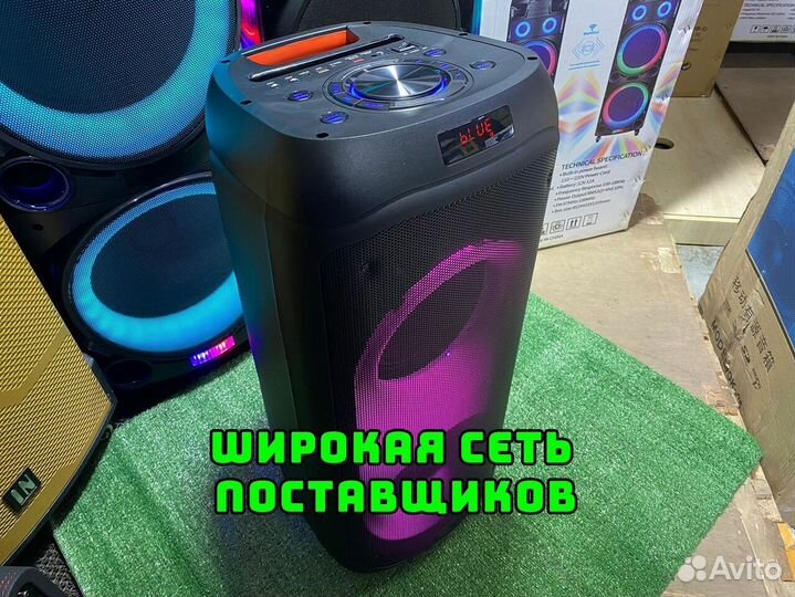 Колонка Bass boost с микрофоном и караоке