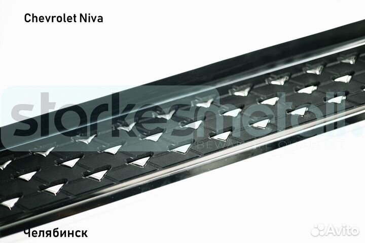 Пороги подножки Chevrolet Niva Classik