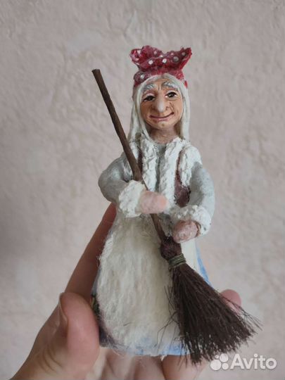 Ватные елочные игрушки