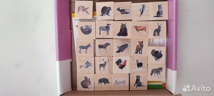 Конструктор липучки, лото, конструктор ферма