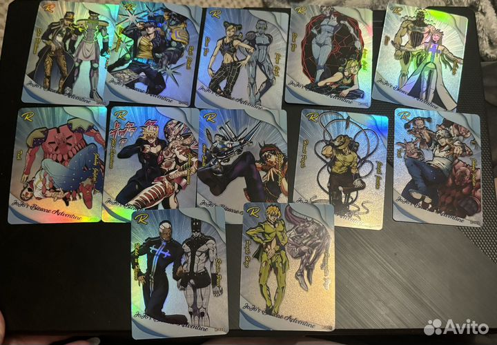 Коллекционные карточки jojo/джоджо