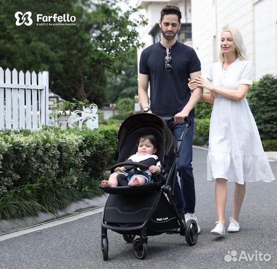 Легкая Коляска Fest Lux черный