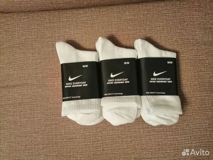 Носки Nike белые Мужские