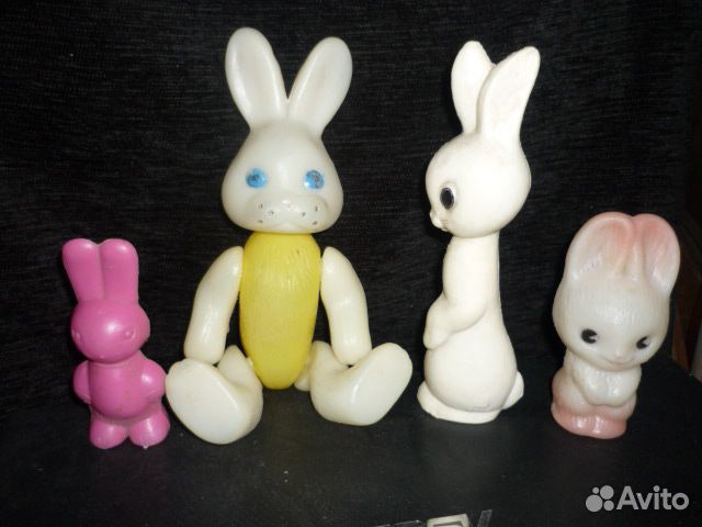 Зайчики СССР пластик