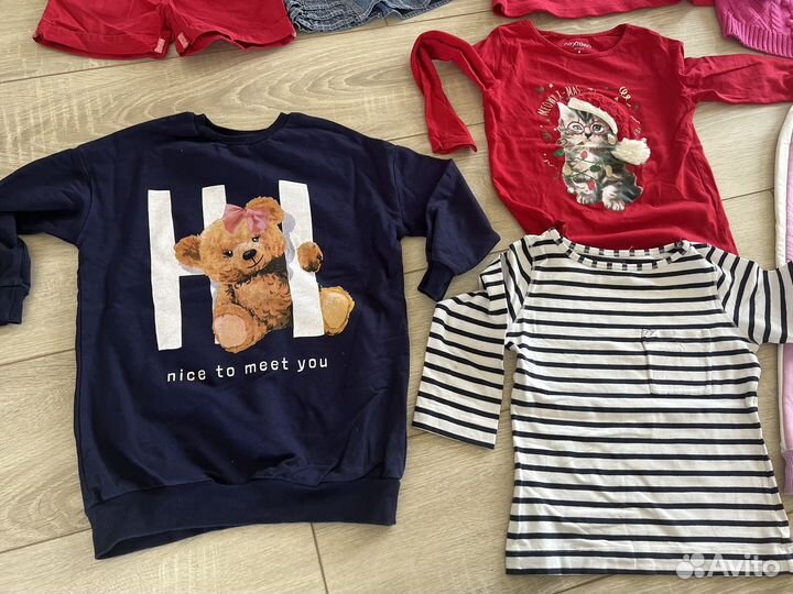 Детские вещи пакетом для девочек 104 110