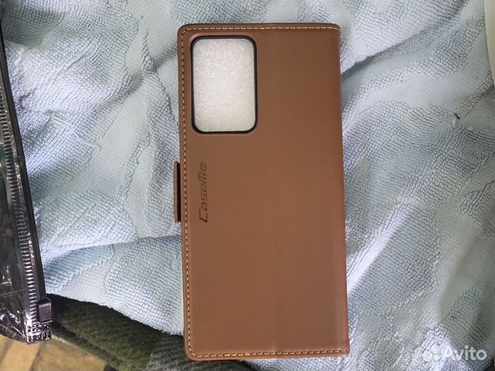 Кожаный чехол для note20 ultra