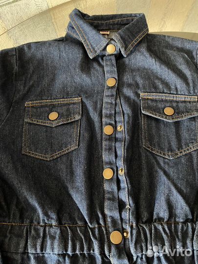 Джинсовое платье для девочки