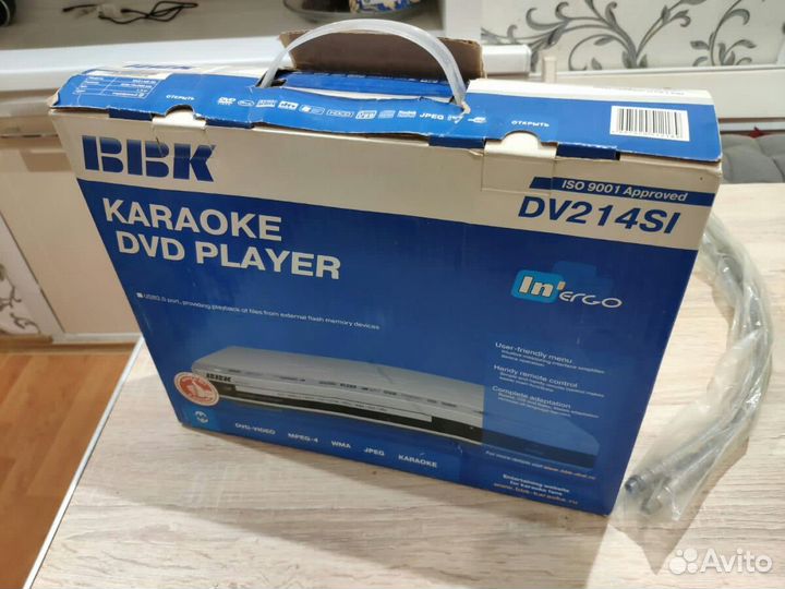 Dvd проигрыватель bbk dv214sl с караоке