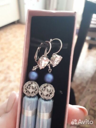 Серьги кисти шелковые новые