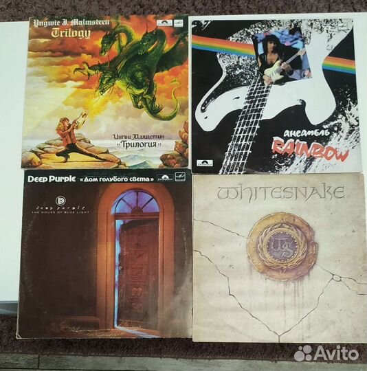 Виниловые пластинки рок зарубежный