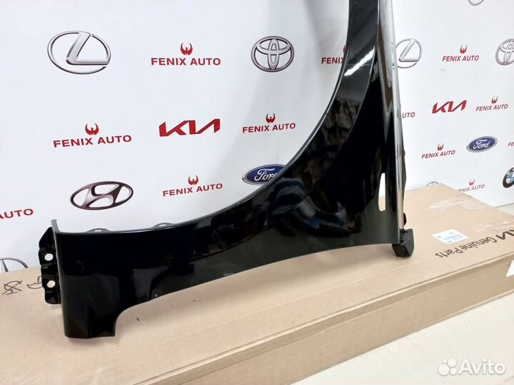 Крыло крашеное на Солярис 2 от 17-23 Черный