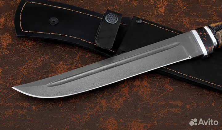 Нож казачий Пластун, сталь Х12мф, рукоять карельск
