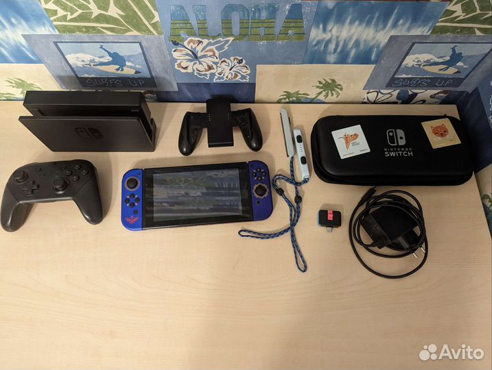 Nintendo switch(прошитая) +геймпад