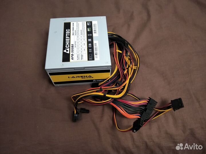 Блок питания chieftec, 500W (APB-500B8)