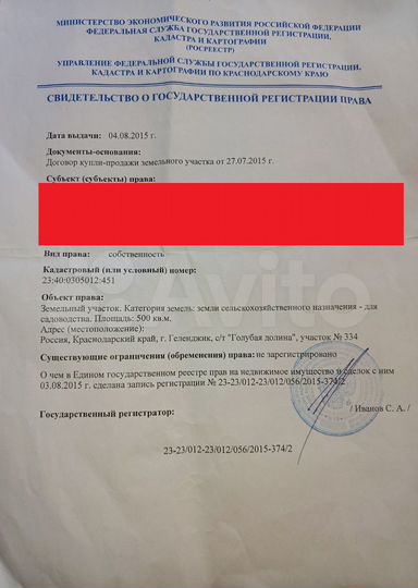 Участок 5 сот. (СНТ, ДНП)