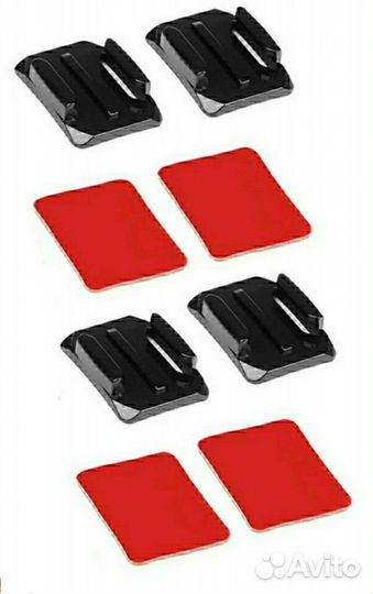 Изогнутая платформа GoPro камер 3М скотч площадка