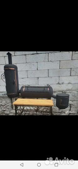 Мангал/коптильня/печь под казан