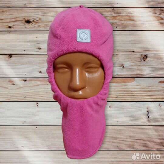 Флисовая шапка шлем детская Crockid