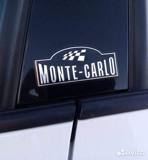 Оригинальная надпись Skoda Monte Carlo