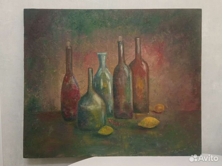 Картина маслом на холсте. Натюрморт