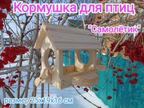 Кормушка для птиц необычная "Самолетик"