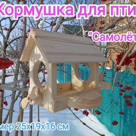 Кормушка для птиц необычная "Самолетик"