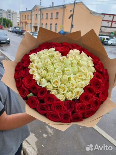 101 роза 51 роза цветы