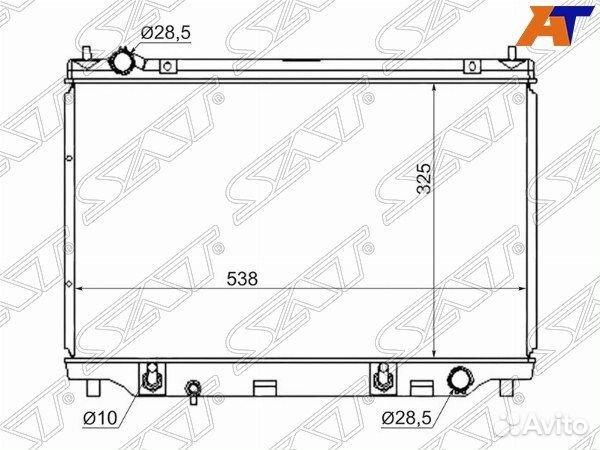 Радиатор mazda verisa