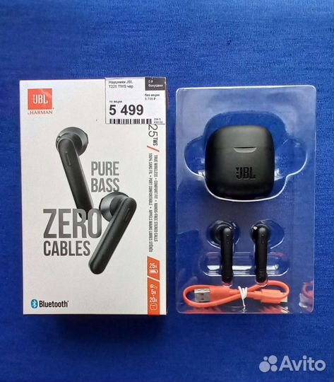 Беспроводные наушники jbl новые