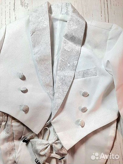 Смокинг белый детский