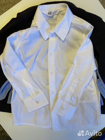 Пиджак и белая рубашка H&M