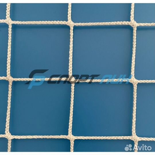 Сетка для хоккейных ворот 1 шт белая нить 2,2 мм