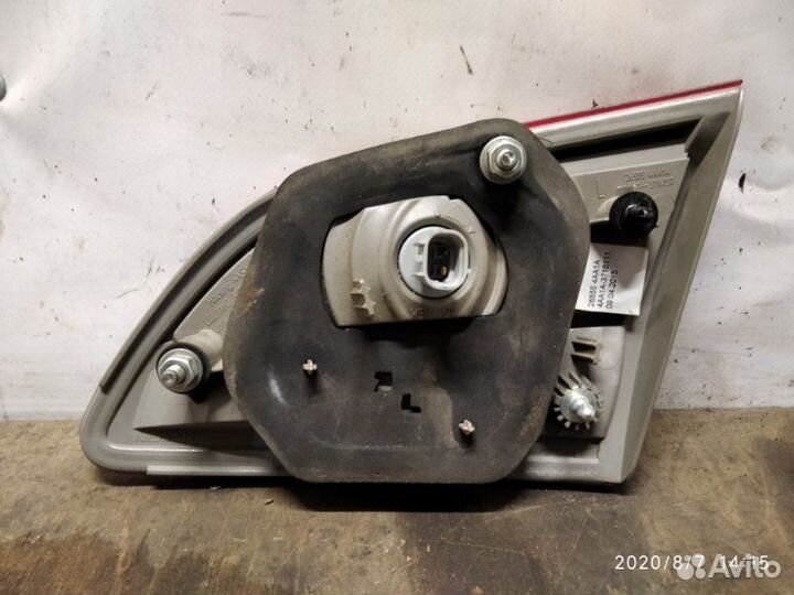 Фонарь задний левый Nissan Almera G15 2013