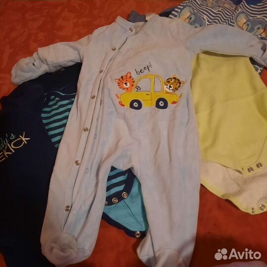 Вещи пакетом на мальчика 0-6