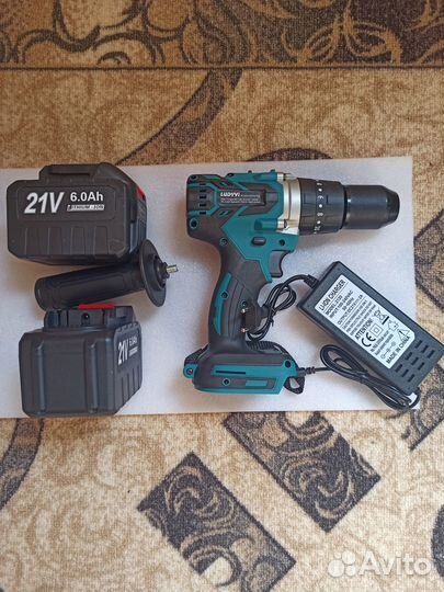 Шуруповерт для ледобура с двумя акб 6 Ач