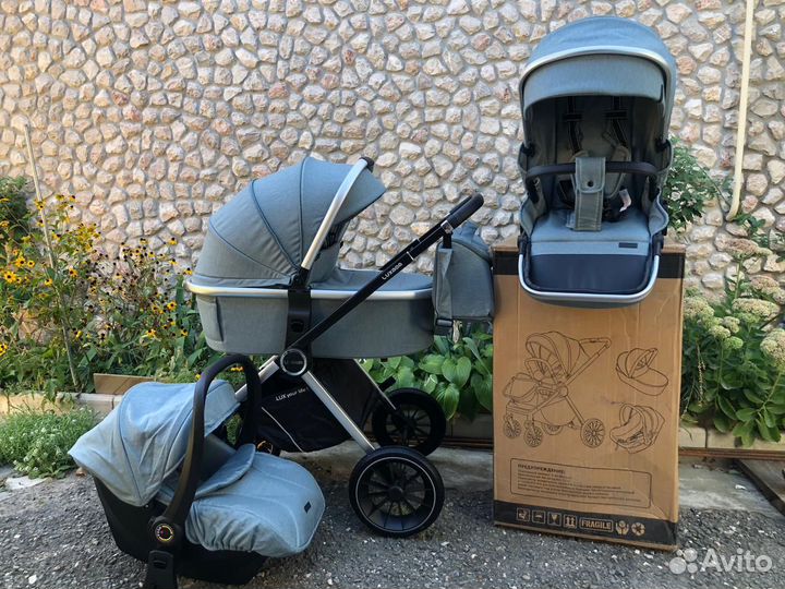 Коляска 3 в 1 Люксмам 750